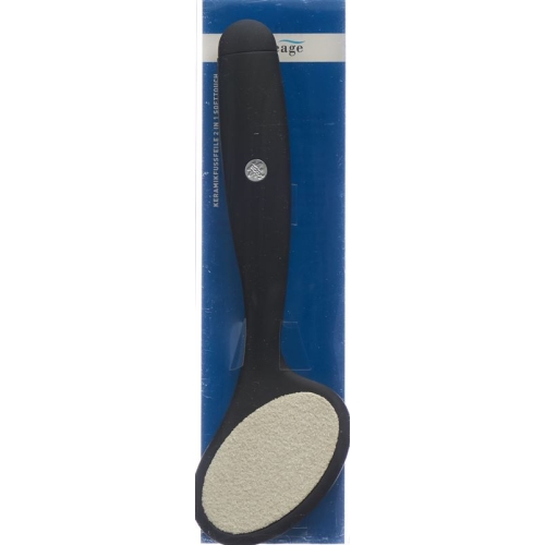 Belleage ceramic foot file 2in1 soft touch buy online