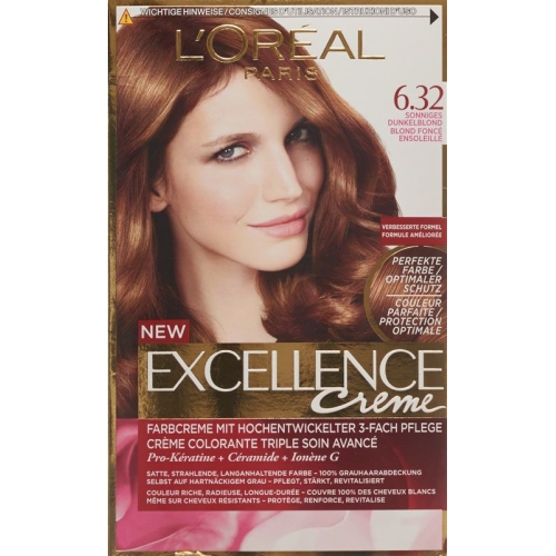 Excellence Creme Color 6:32 sunny brown hair buy online