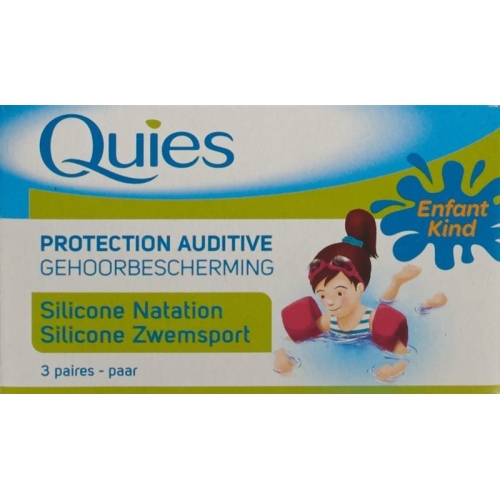 Quies water silicone ear protection Children 3 pairs buy online