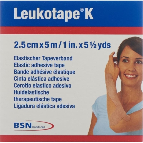 Leukotape K paving binder 5mx2.5cm skin color buy online