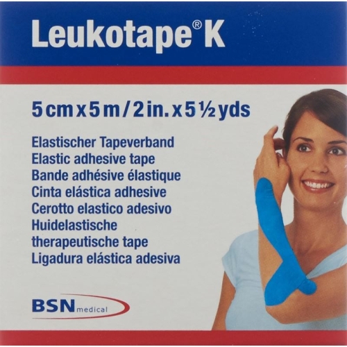 Leukotape K paving binder 5mx5cm light blue buy online