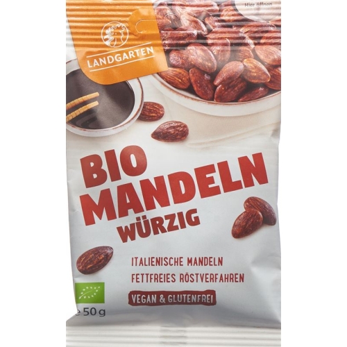 Landgarten Mandeln In Tamari-Sauce Bio Beutel 50g buy online