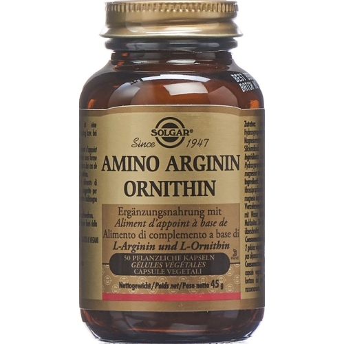 Solgar Amino Arginin Ornithin Kapseln 50 Stück buy online