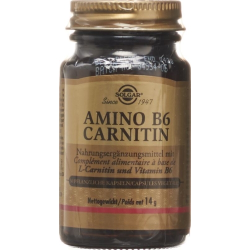 Solgar Amino B6 Carnitin Kapseln 30 Stück buy online