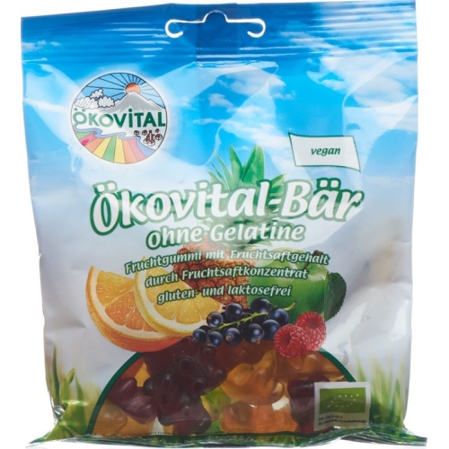 Ökovital gummy bears without gelatine 100 g buy online