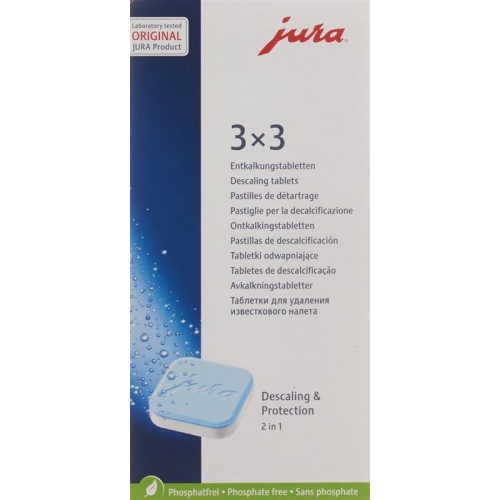 Jura Entkalkungstabletten pack for 3 Entkalkungen buy online