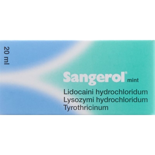 Sangerol dosing oral spray mint without sugar 20ml buy online