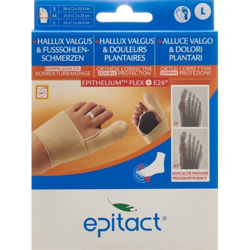 Epitact flexible double protective bandage correction hallux valgus TAG L 23-24.5cm right buy online