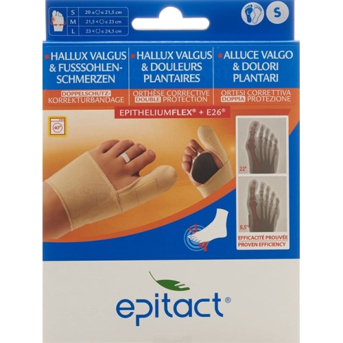 Epitact flexible double protective bandage correction hallux valgus TAG S 20-21.5cm left buy online