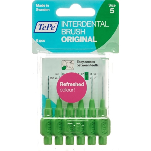 TePe Interdental Brush 0.8mm green Blist 6 pcs buy online