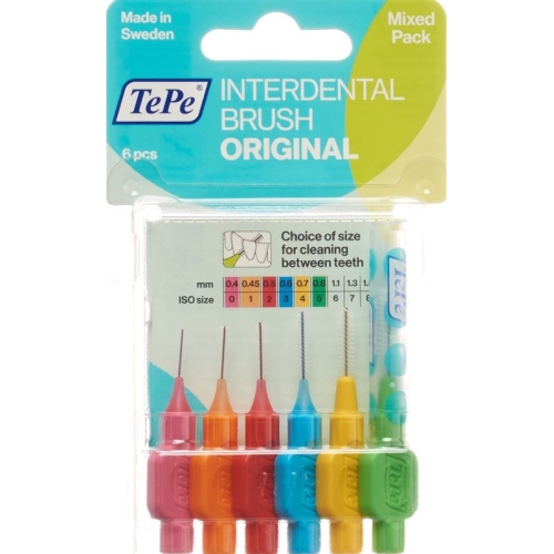 TePe interdental brush assorted 6 pieces Blist buy online