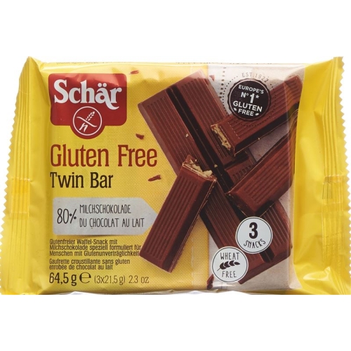 Twin archipelago bar snack with chocolate gluten-free 3 x 21.5 g buy online