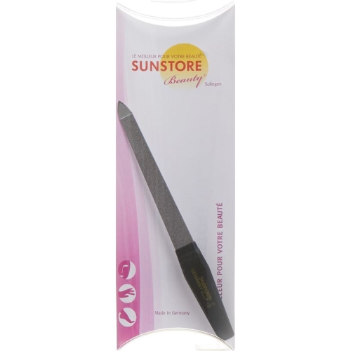 Sunstore Beauty Saphir Nagelfeile 13cm Schwarz buy online