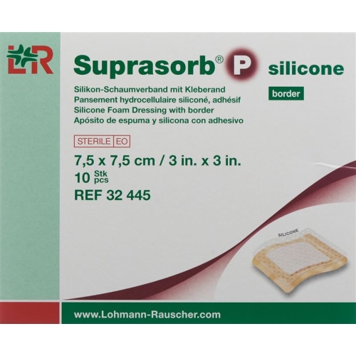 Suprasorb P silicone border 7.5x7.5cm 10 pcs buy online