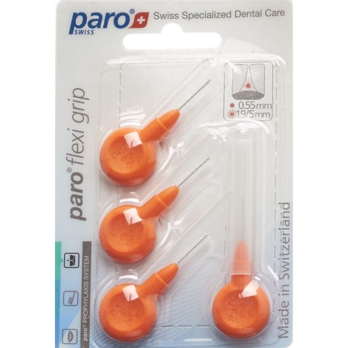 Paro FlexiGrip 1.9 / 5mm x-fin orange conically 4 pcs buy online