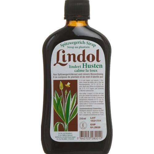 Lindol Plantain syrup Fl 210 ml buy online