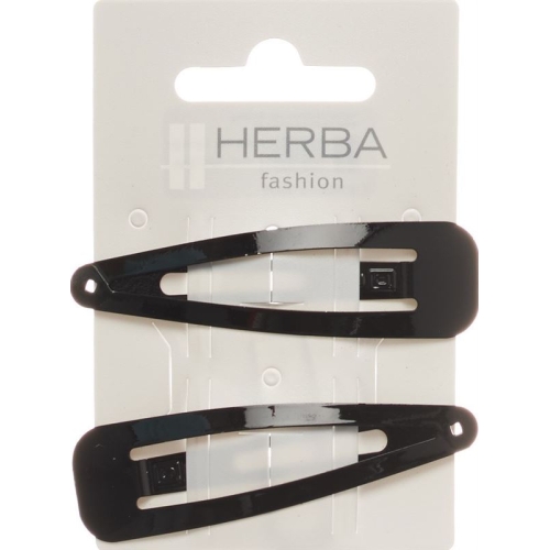 Herba clips 6.8cm black 2 pcs buy online