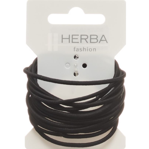 Herba hair tie 4.2cm black 16 pcs buy online