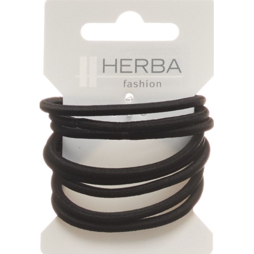 Herba hair tie 5cm black 8 pieces buy online