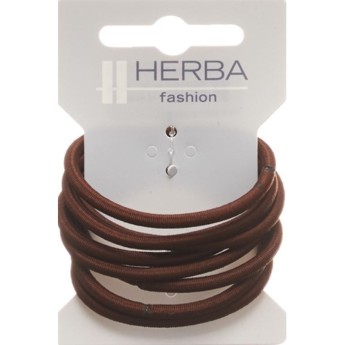 Herba hair tie 5cm brown 8 pcs buy online