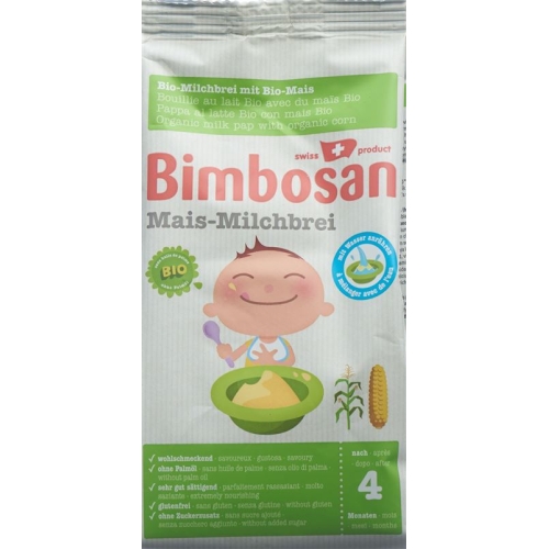 Bimbosan Corn organic milk porridge 280 g buy online