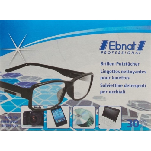 Ebnat eyeglass cleaning wipes 30 pcs buy online