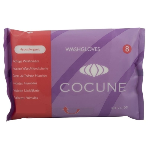 Cocune Hypo Allergenic Wash Gloves Beutel 8 Stück buy online