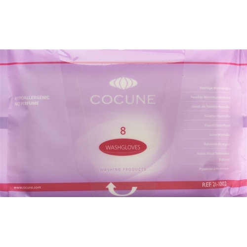 Cocune Hypo Allergenic Wash Gloves No Perf 8 Stück buy online