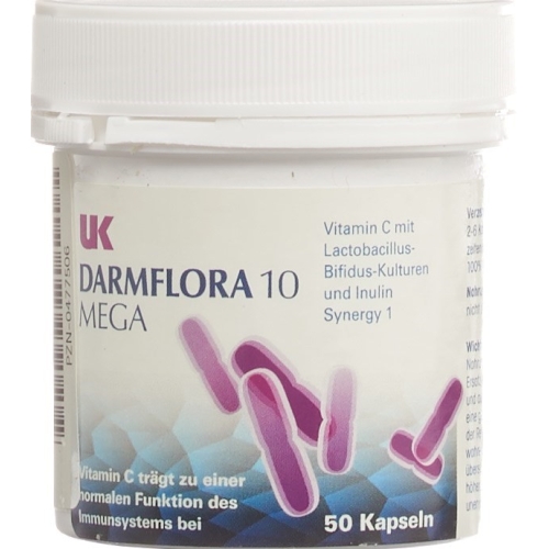 Uk-darmflora 10 Mega Kapseln Dose 50 Stück buy online