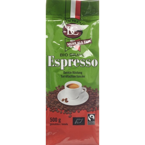 BC Bertschi Café Bio Bravo Espresso Ground Bio Fairtrade 500 g buy online