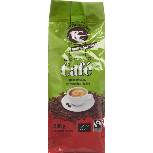 BC Cafe Bio Bravo coffee ground organic Fairtrade 500 g buy online