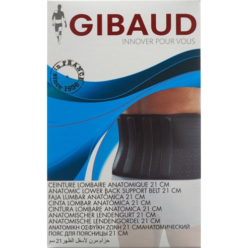 GIBAUD Anatomical lumbar anatomically 21cm Gr4 115-128cm buy online