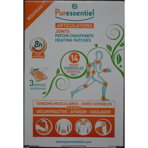 Puressentiel® patch warming 14 essential oils 3 pcs buy online