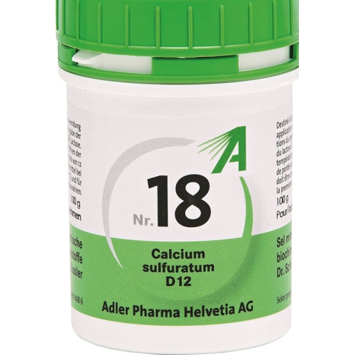 Adler Schüssler NR18 calcium sulfuratum tbl D 12 100 g buy online