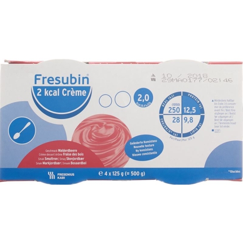 Fresubin 2 kcal cream Walderdbeere 4 x 125 g buy online