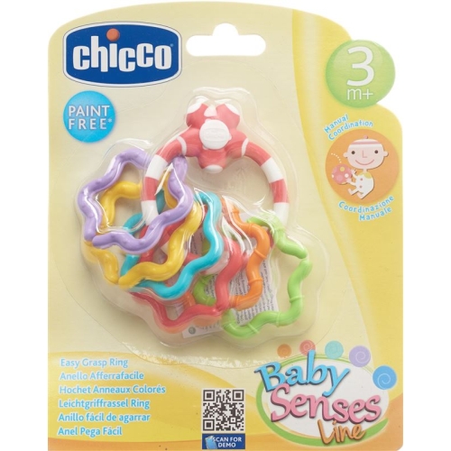 Chicco Easy grip rattle colorful rings 3M + buy online