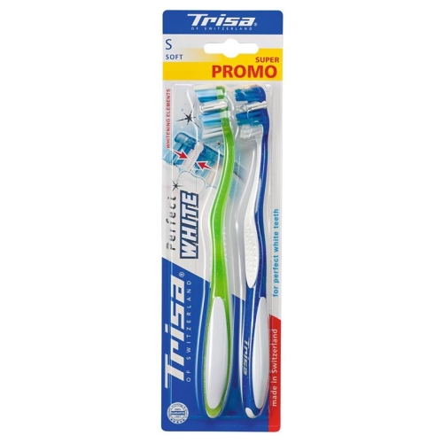 Trisa Perfect White toothbrush soft Duo buy online