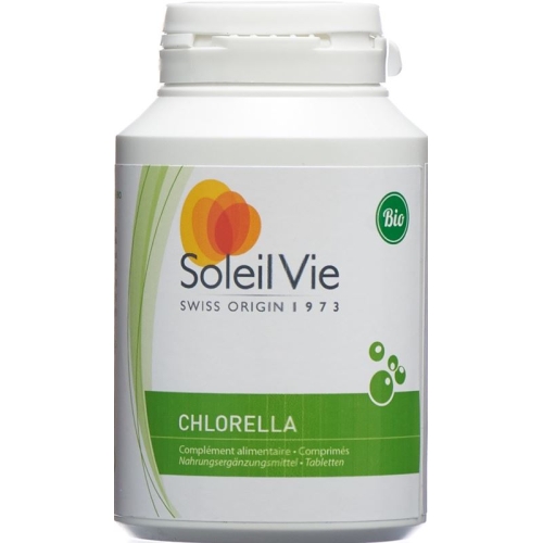 Soleil Vie Bio Chlorella pyrenoidosa tablets 250 mg fresh water algae 500 pcs buy online