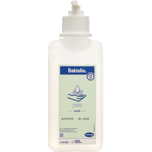 Baktolin pure body wash with pump 500 ml buy online