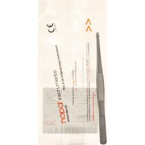 Nopa Tweezers Standard Anatomical 16cm buy online