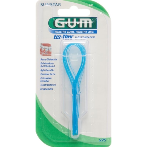 GUM SUNSTAR EEZ THRU floss threader 25 pcs buy online