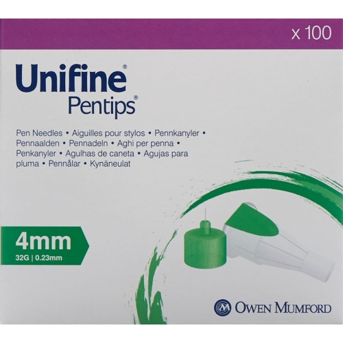 Unifine Pentips Pen Nadeln 4mm 100 Stück buy online