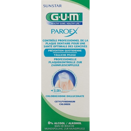 GUM SUNSTAR Paroex mouthwash 0.06% to chlorhexidine 500 ml buy online