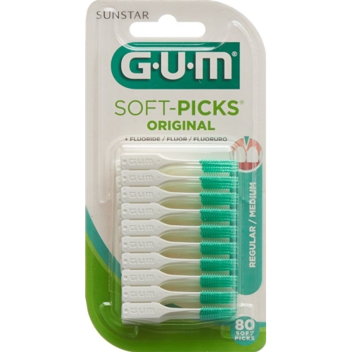 GUM SUNSTAR bristles Soft picks Regular 80 pcs buy online