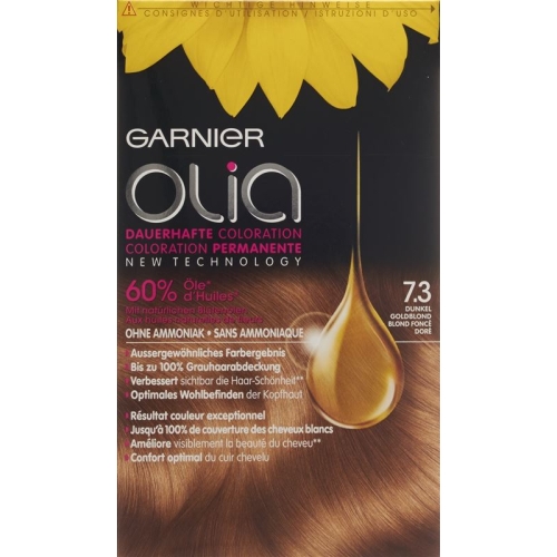 Olia Hair Color 7.3 Dark Golden Blonde buy online