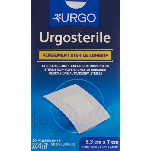 Urgostérile sterile wound dressing 53x70mm 50 pcs buy online