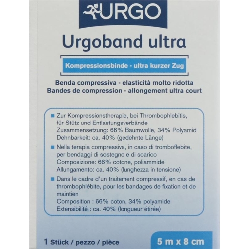 Urgoband Ultra Ultra short stretch bandage 5mx8cm buy online