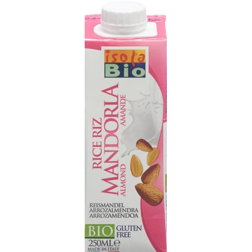 Isola Bio Mini almond rice milk Tetra 12:25 lt buy online