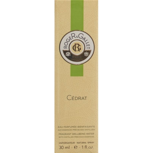 ROGER GALLET cédrat eau fraîche 30 ml buy online