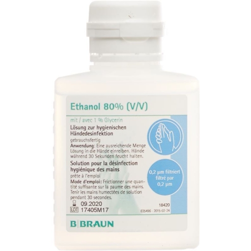 Braun Ethanol 80% Glycerin 1% Ovalfl 100ml buy online